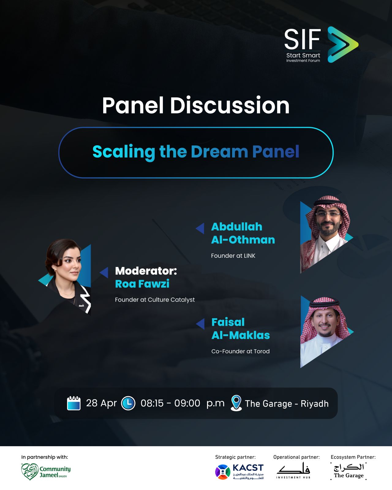 "Scaling the Dream" Panel — Start Smart Investment Forum (SIF)